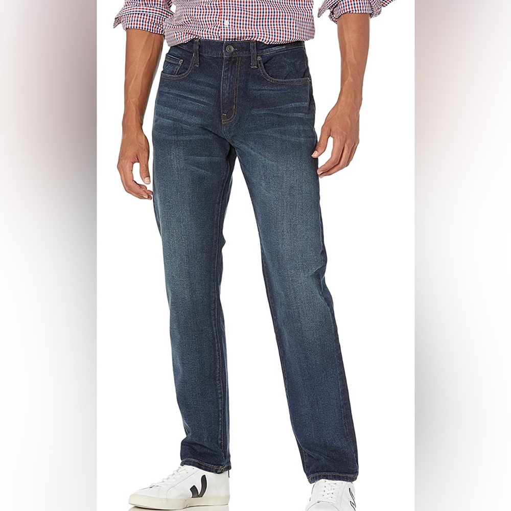 Amazon Basics Dark Wash Jeans 42x29